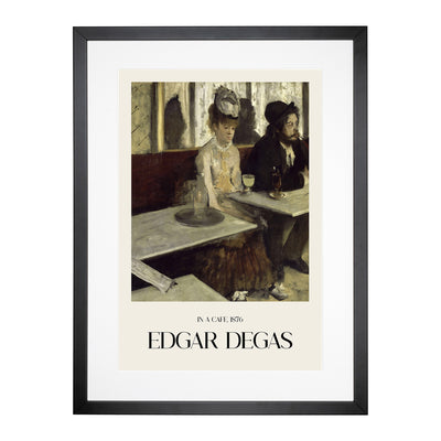 Absinthe Drinkers Print By Edgar Degas Framed Print Main Image