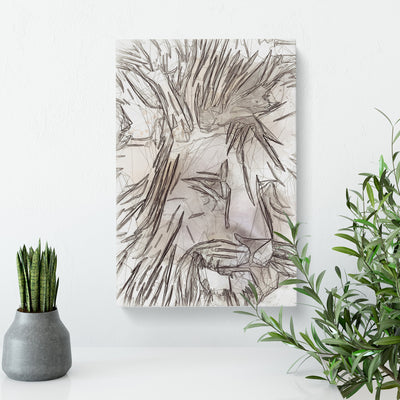 Abstract Lion Art