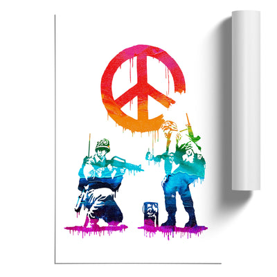 Banksy Peace Soldiers