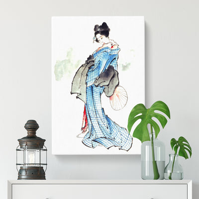 Beautiful Geisha By Katsushika Hokusai