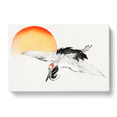 Bird Flying During Sunset By Kono Baireican Canvas Print Main Image