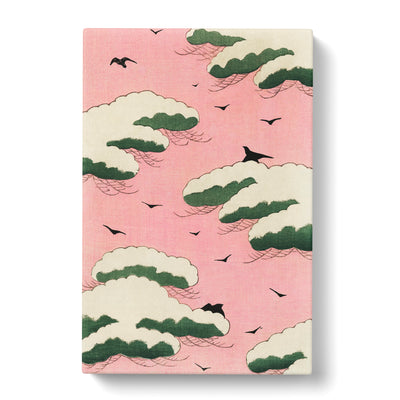 Birds In A Pink Sky By Watanabe Seitei Canvas Print Main Image
