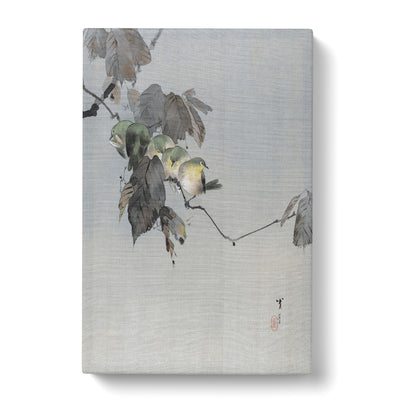 Birds On A Branch By Watanabe Seitei Canvas Print Main Image