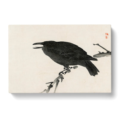 Black Crow By Kono Bairei Canvas Print Main Image