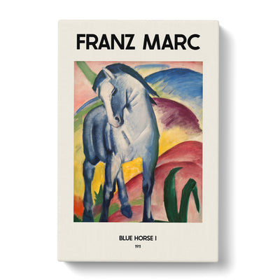 Blue Horse Vol.1 Print By Franz Marc Canvas Print Main Image