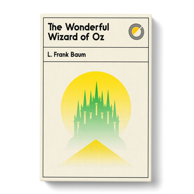 Book Cover The Wonderful Wizard Of Oz L. Frank Baum Canvas Print Main Image