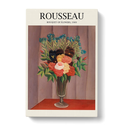 Bouquet Of Flowers Vol.1 Print By Henri Rousseau Canvas Print Main Image