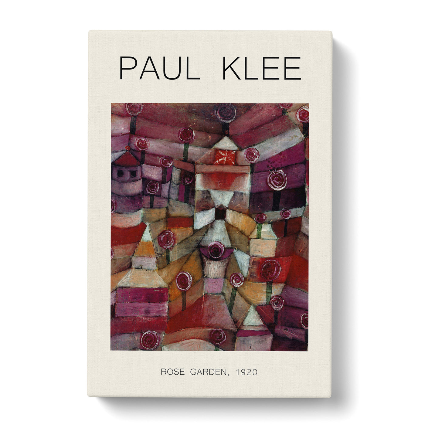 Rose Garden Print By Paul Klee Canvas Print Main Image