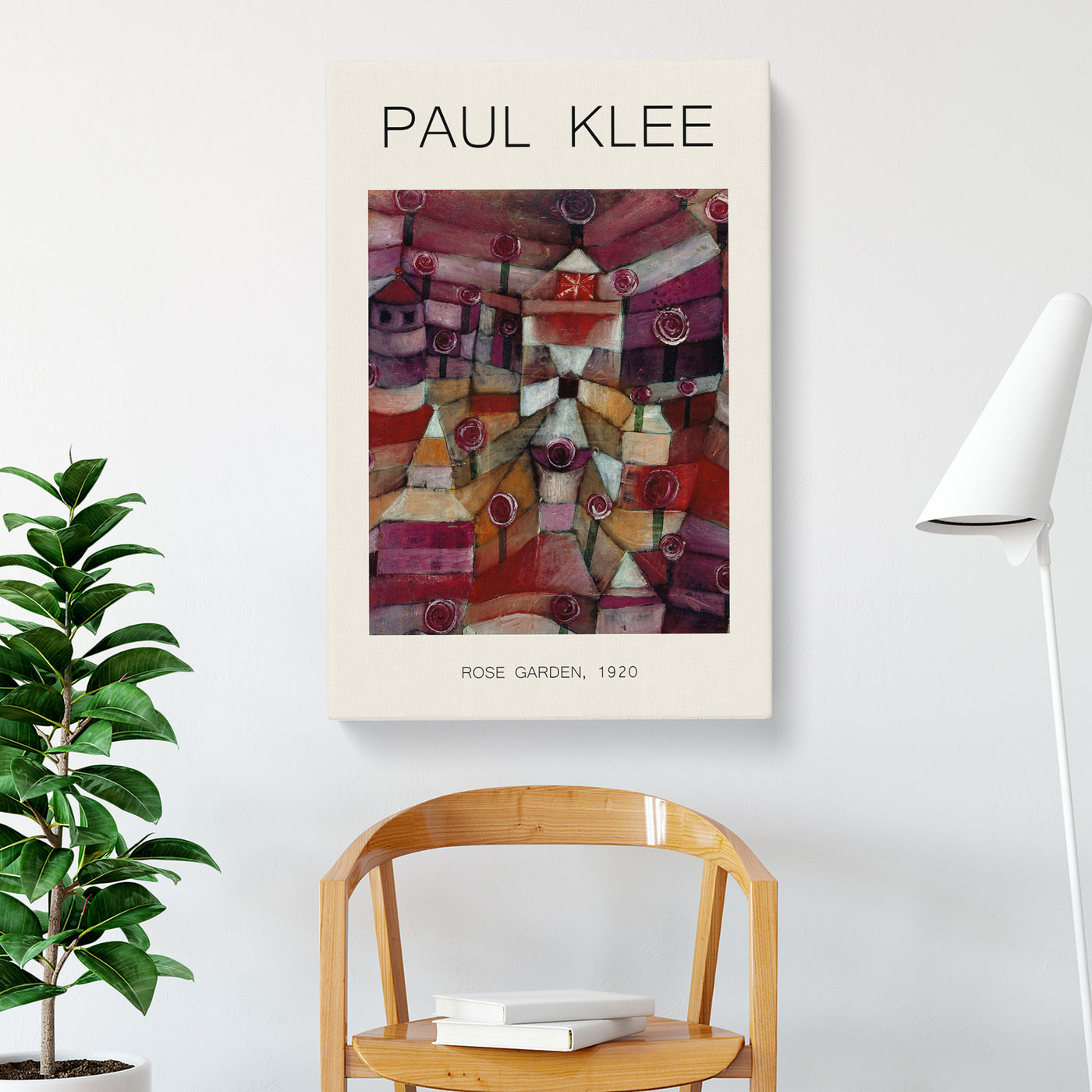 Rose Garden Print By Paul Klee