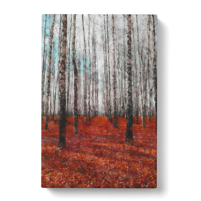 Rows Of Trees Painting Canvas Print Main Image