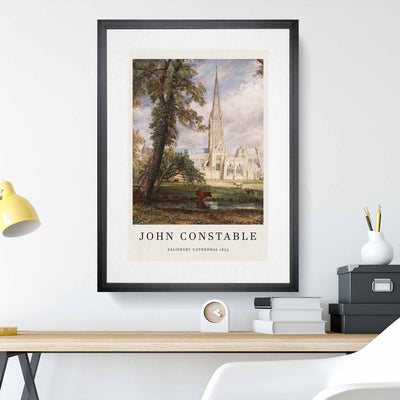 Salisbury Cathedral Vol.1 Print By John Constable