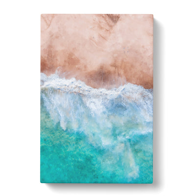 Sandy Beach Painting Canvas Print Main Image