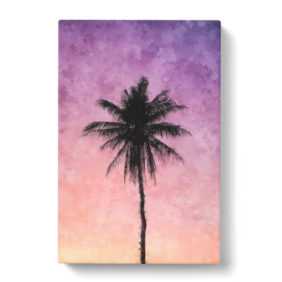 Summer Palm Tree Painting Canvas Print Main Image