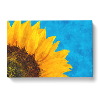 Sunflower At The End Of Summer Painting Canvas Print Main Image