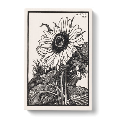 Sunflower Byx Julie De Graagcan Canvas Print Main Image