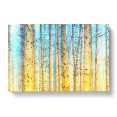 Sunlight Upon The Trees Painting Canvas Print Main Image