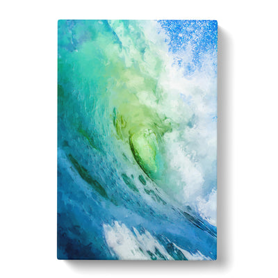 The Curl Of A Wave In Abstract Canvas Print Main Image