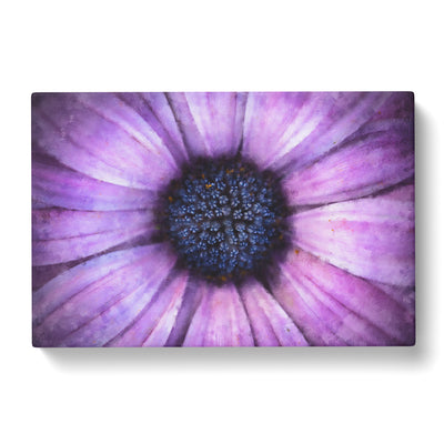 The Eye Of A Purple Flower Painting Canvas Print Main Image