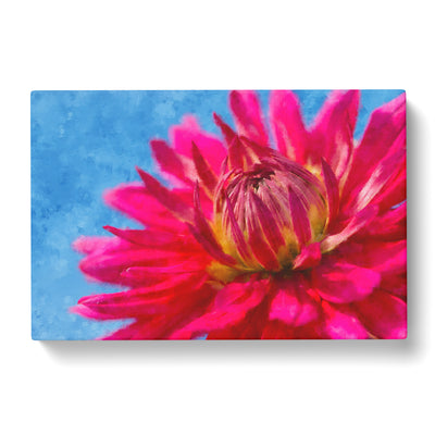 The Pink Flower Painting Canvas Print Main Image