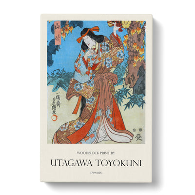 Under A Maple Tree Print By Utagawa Toyokuni Canvas Print Main Image