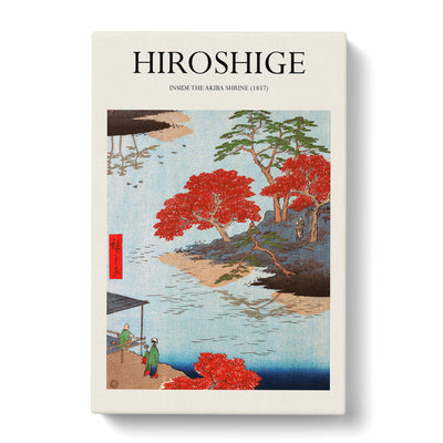 View From The Akiba Shrine At Ukeji Print By Utagawa Hiroshige Canvas Print Main Image