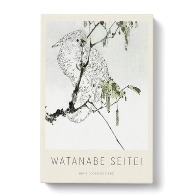 White Cockatoo Print By Watanabe Seitei Canvas Print Main Image