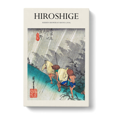 White Rain At Shono Print By Utagawa Hiroshige Canvas Print Main Image