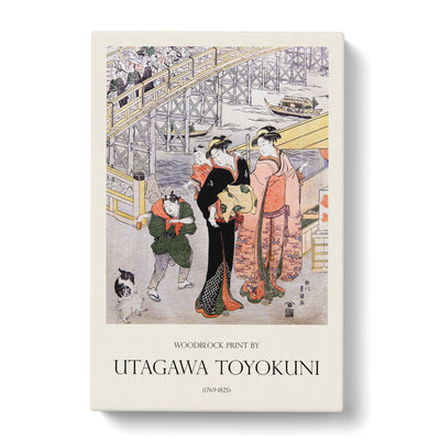 Women Print By Ryogoku Bridge Print By Utagawa Toyokuni Canvas Print Main Image