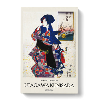 Women At The Plum Garden Print By Utagawa Kunisada Canvas Print Main Image
