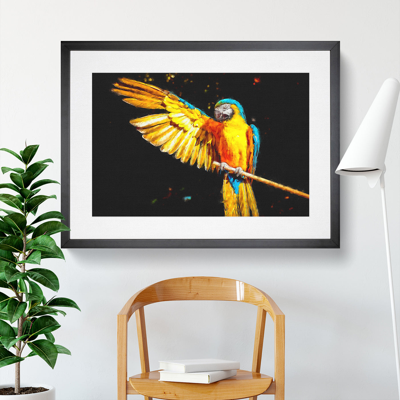 Yellow Macaw Parrot