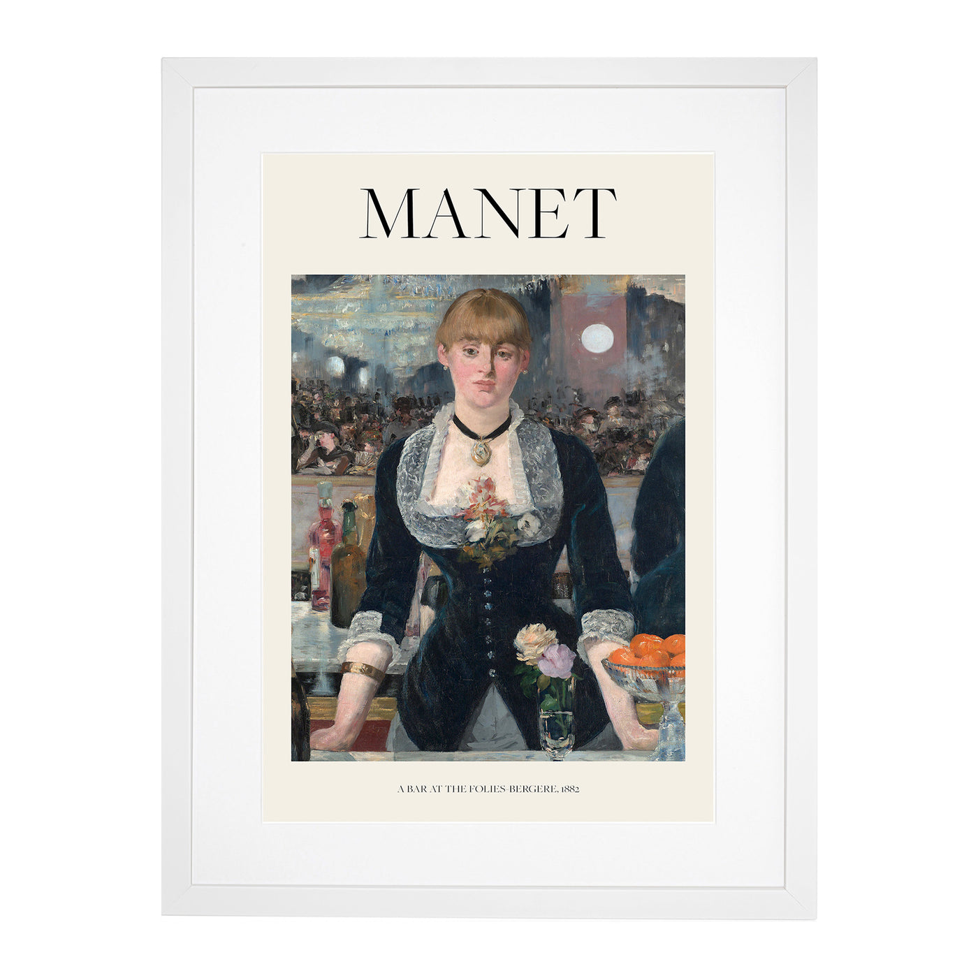 A Bar At The Folies Bergere Print By Edouard Manet