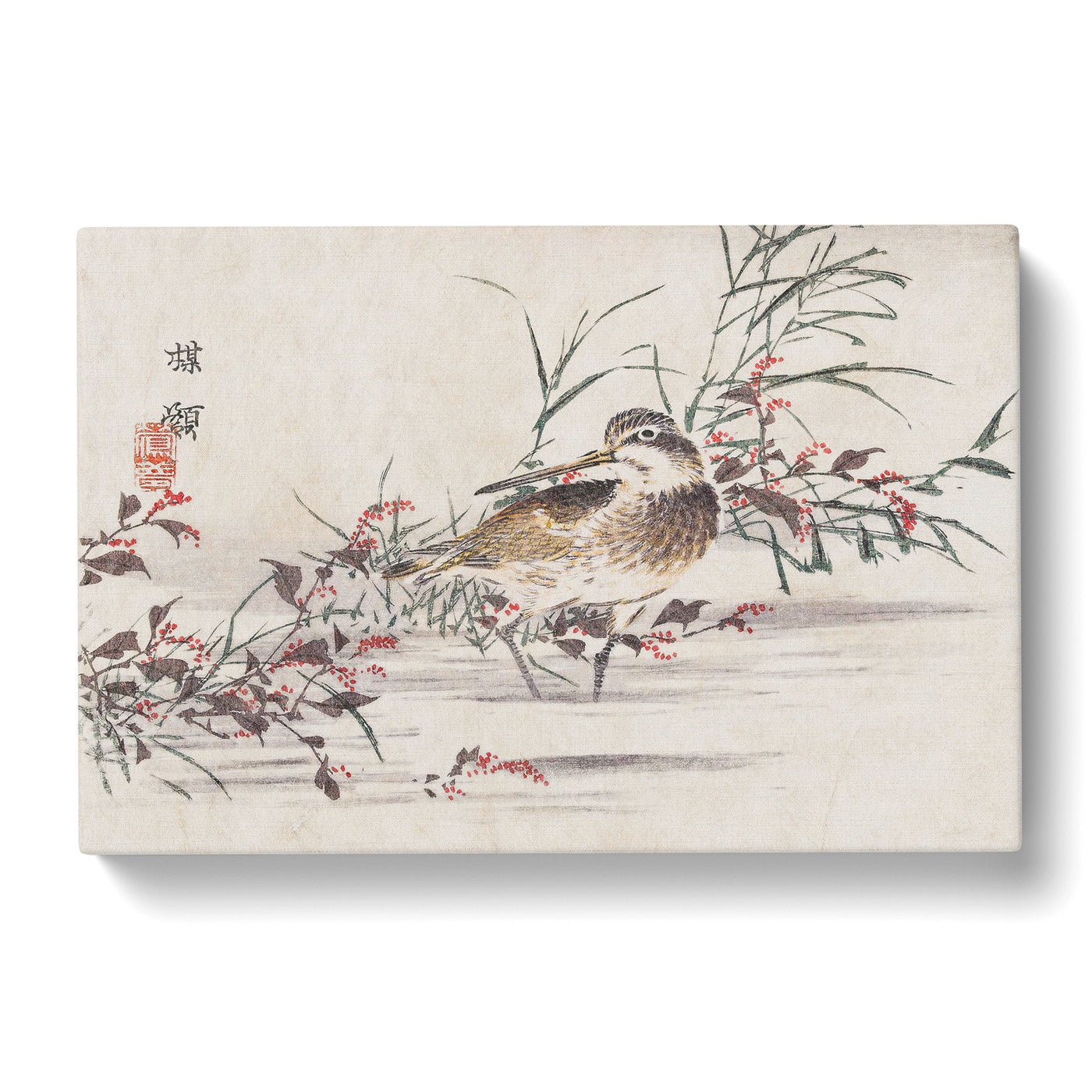 A Bird In The Water By Kono Bairei.Jpegcan Canvas Print Main Image