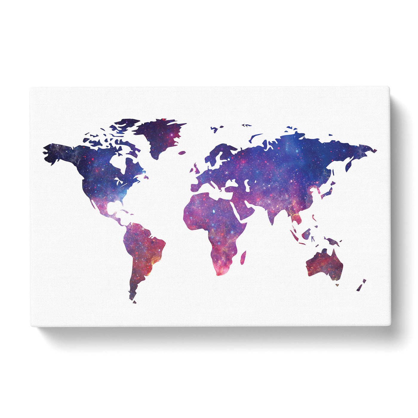A Cosmic Map Of The Earth In Abstractcan Canvas Print Main Image