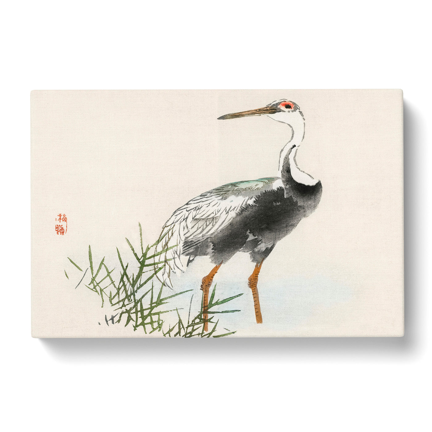 A Crane By Kono Bairei Canvas Print Main Image