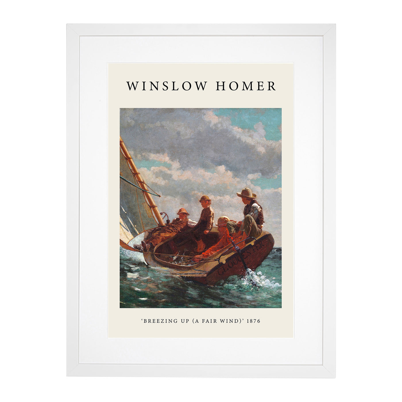 A Fair Wind Print By Winslow Homer