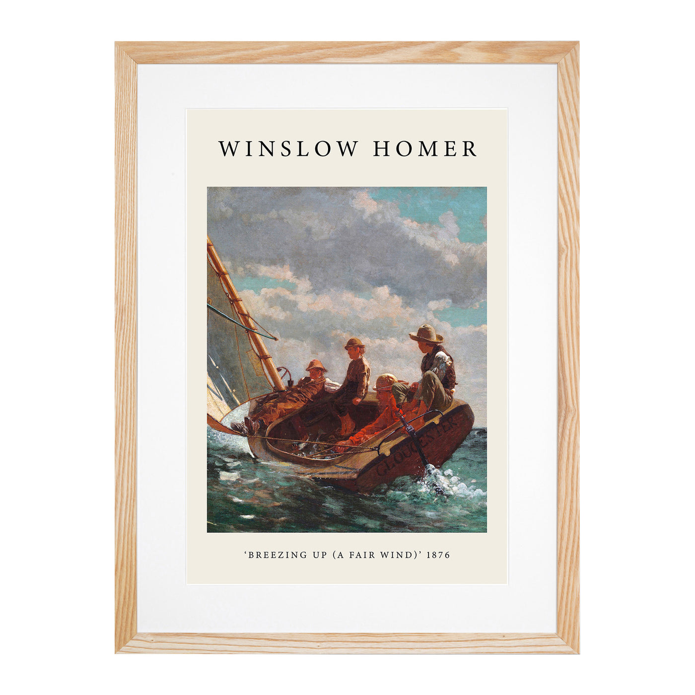 A Fair Wind Print By Winslow Homer