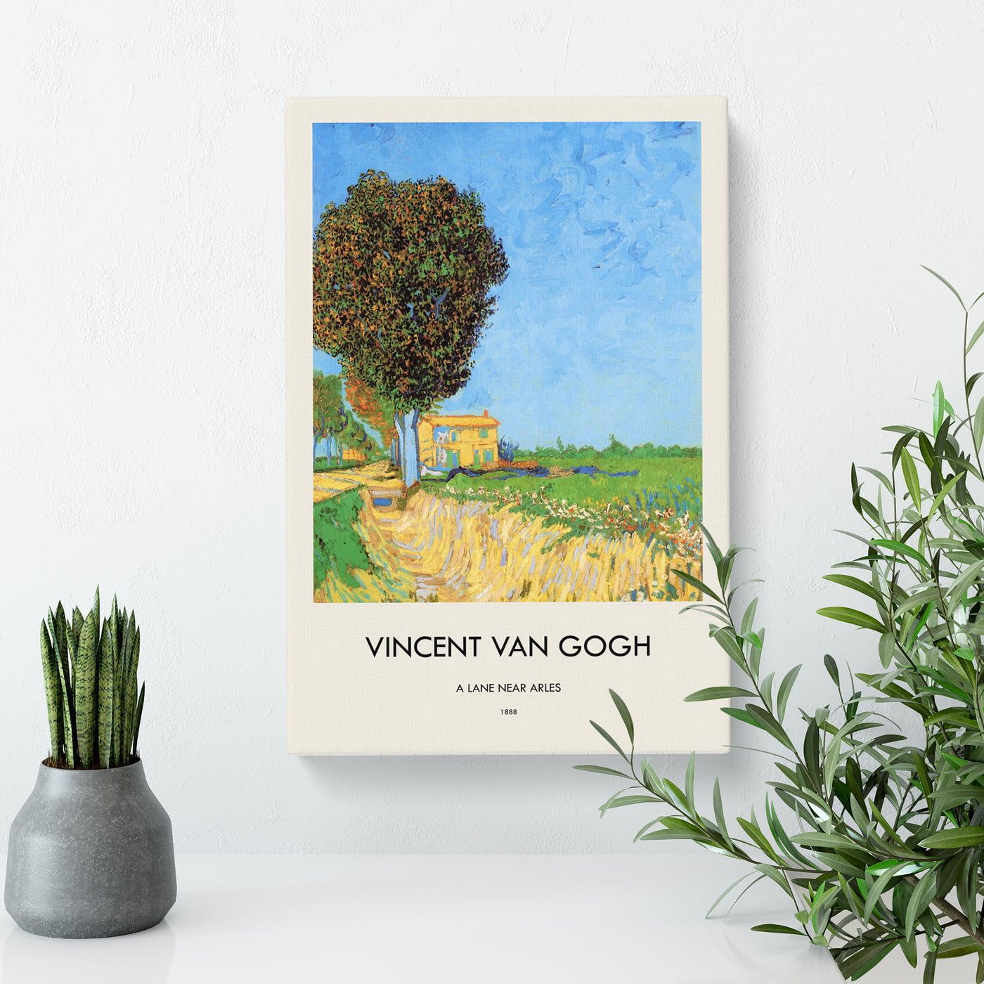 A Lane Near Arles Print By Vincent Van Gogh