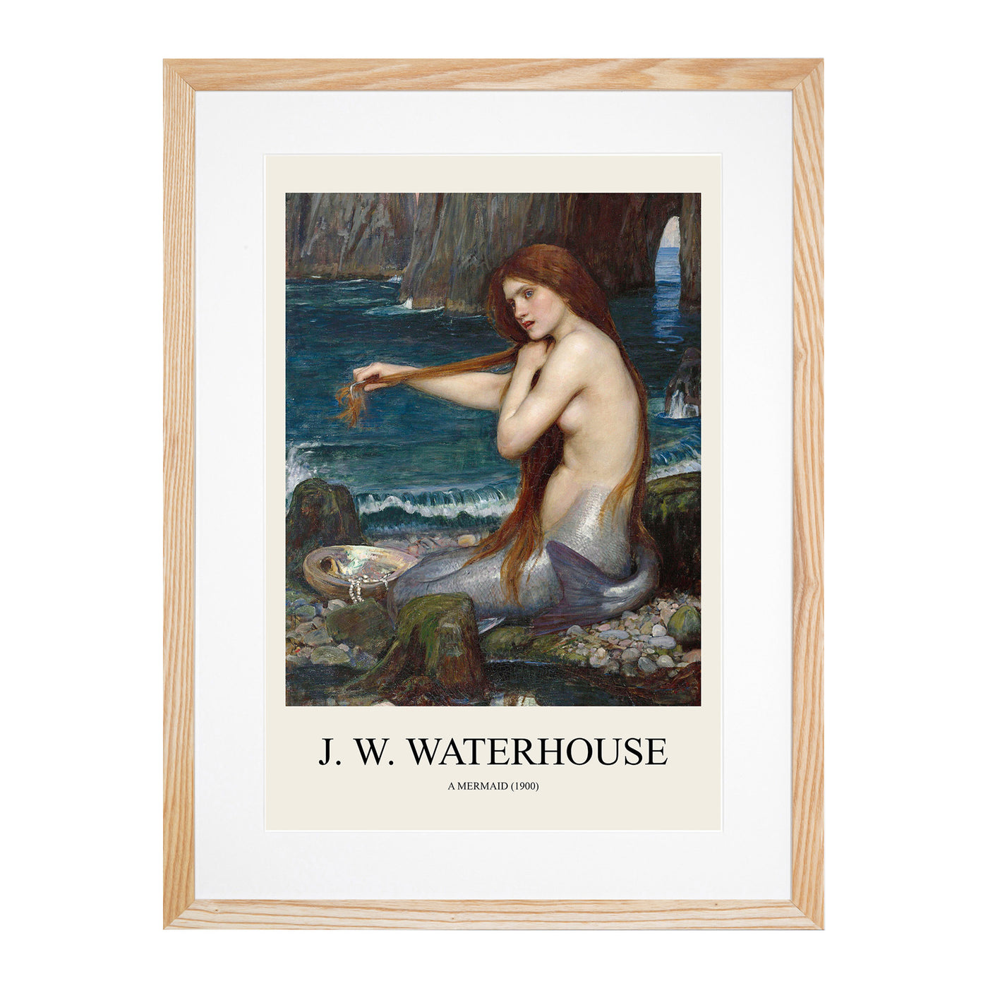 A Mermaid Vol.1 Print By John William Waterhouse