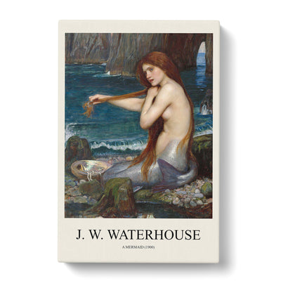 A Mermaid Vol.1 Print By John William Waterhouse Canvas Print Main Image