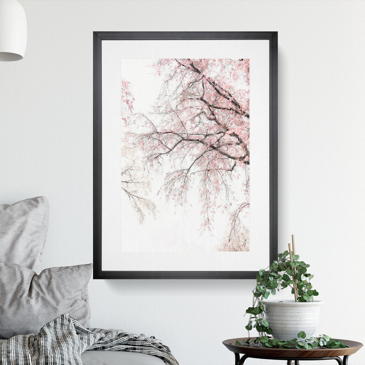 A Pink Cherry Blossom Tree Abstract