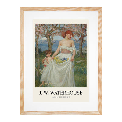 A Song Of Springtime Print By John William Waterhouse