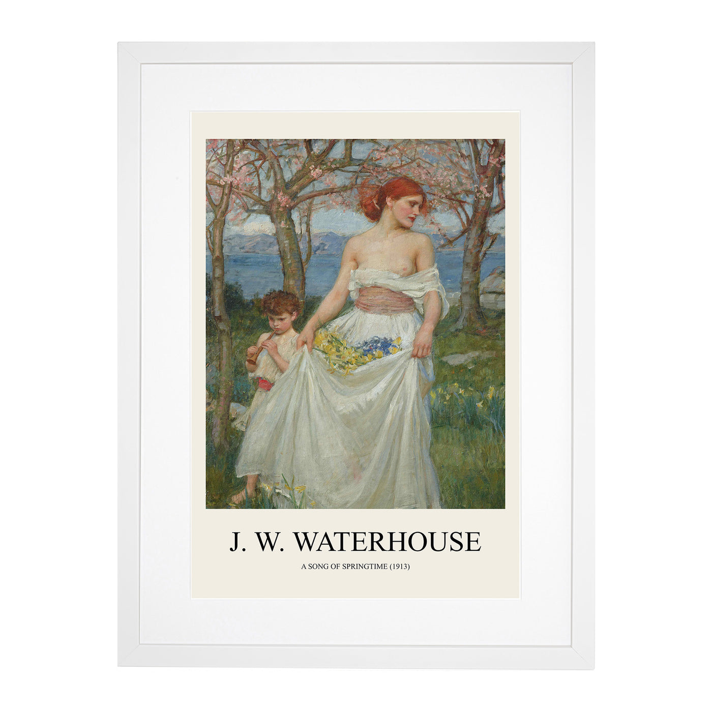 A Song Of Springtime Print By John William Waterhouse