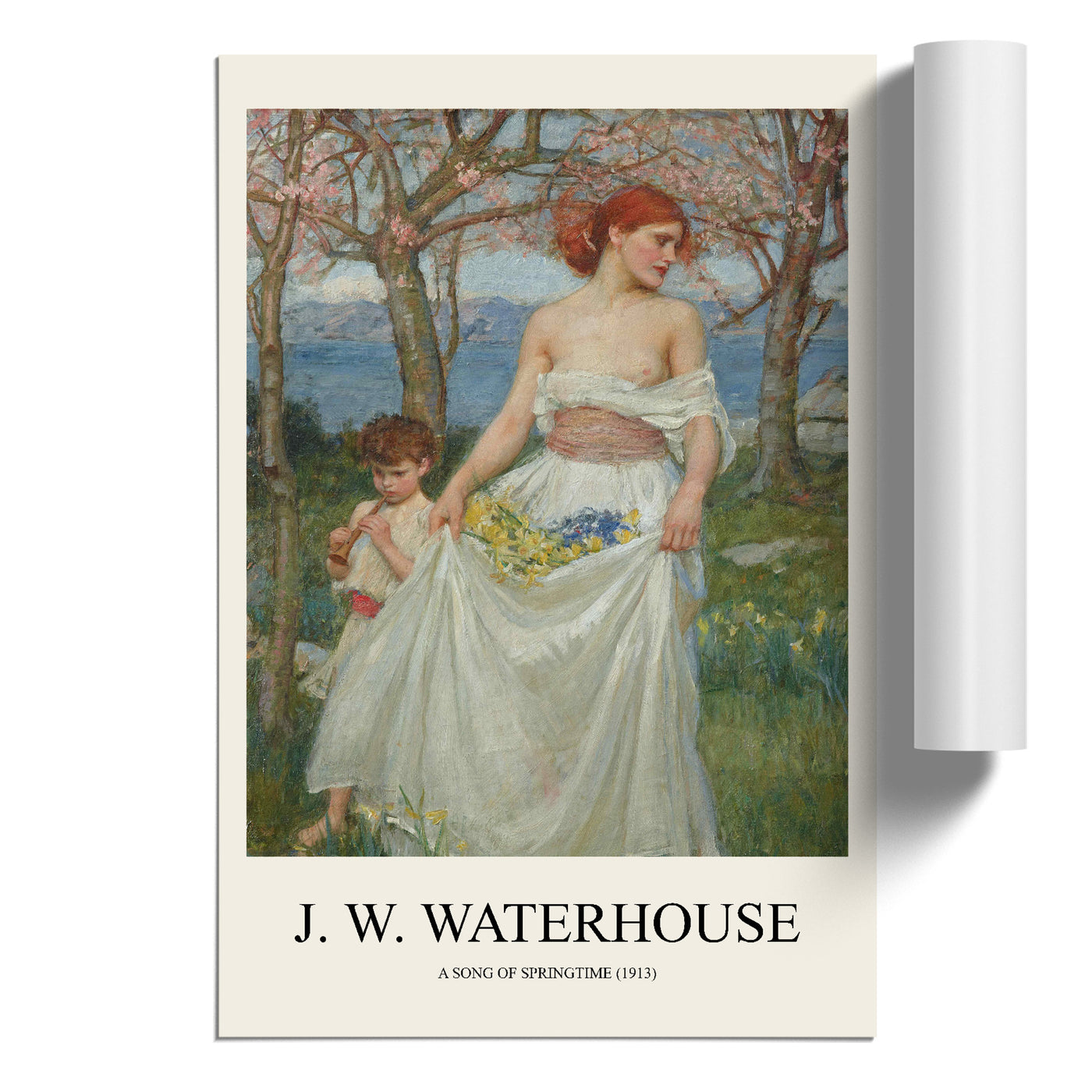 A Song Of Springtime Print By John William Waterhouse