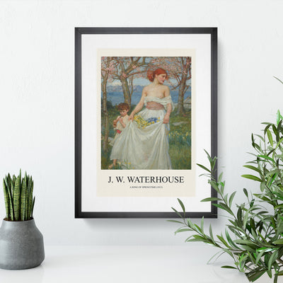 A Song Of Springtime Print By John William Waterhouse