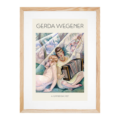 A Summers Day Print By Gerda Wegener