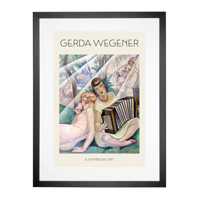 A Summers Day Print By Gerda Wegener Framed Print Main Image
