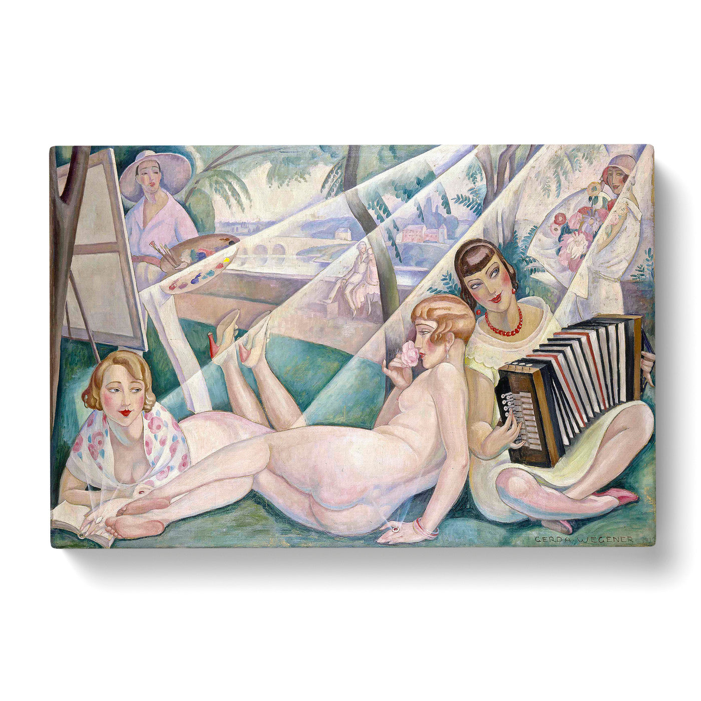 A Summers Day Byx Gerda Wegener Canvas Print Main Image