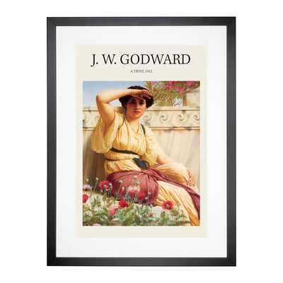 A Tryst Print By John William Godward Framed Print Main Image