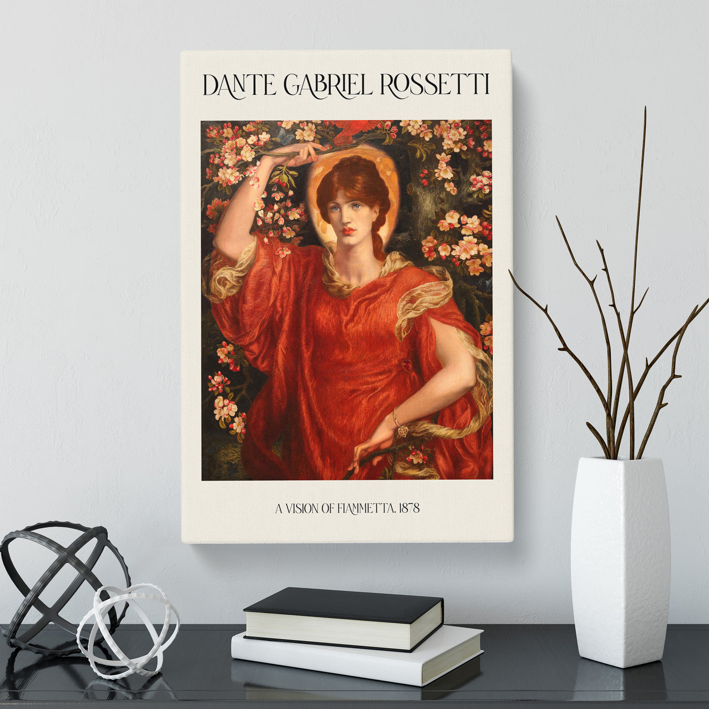 A Vision Of Fiammetta Print By Dante Gabriel Rossetti