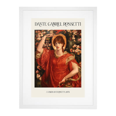 A Vision Of Fiammetta Print By Dante Gabriel Rossetti